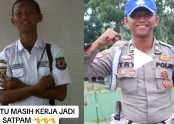 satpam jadi polisi