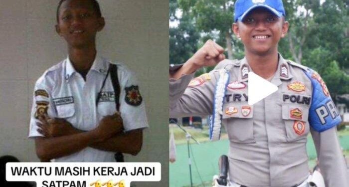 satpam jadi polisi