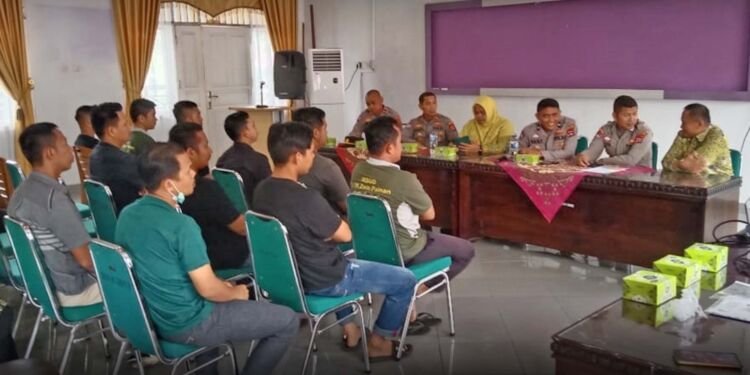 Polres Pesisir Selatan Sosialisasi Perpol No. 1 Tahun 2024 ke Satpam