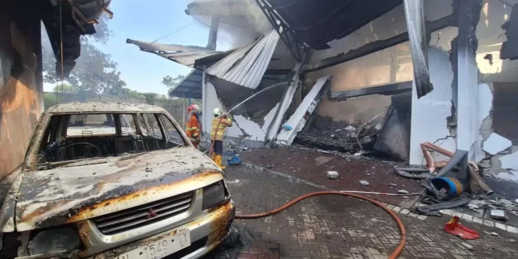 kaboki dibakar satpam