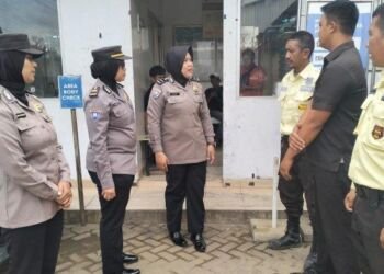 Polres Singkawang Tertibkan Atribut Satpam dan Sosialisasi Kamtibmas