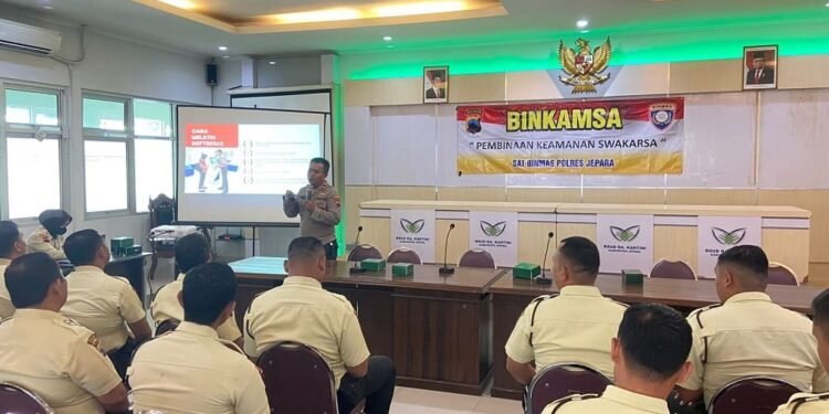 Polres Jepara Gelar Pembinaan Satpam RSUD RA Kartini