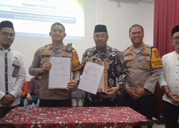 Bersama BAZNAS, Polres Bengkalis Bantu Satpam Gelar Diklat Dasar