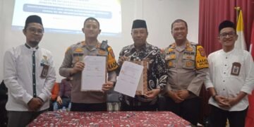 Bersama BAZNAS, Polres Bengkalis Bantu Satpam Gelar Diklat Dasar