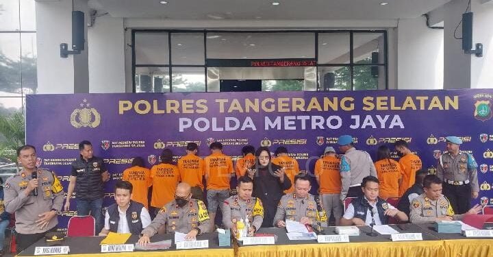 Polres Tangsel Bongkar Sindikat Pencurian Motor, Satpam jadi Otak Pelaku