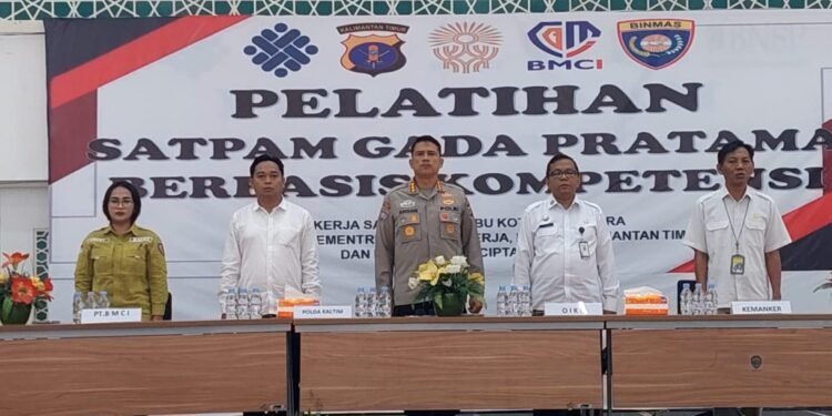 Rekrut Satpam Berkualifikasi Gada Pratama bersama OIKN, Polda Kaltim dan BMCI