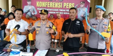 Delapan Anggota Geng Motor Ditangkap Polisi karena Terlibat Pembacokan Satpam