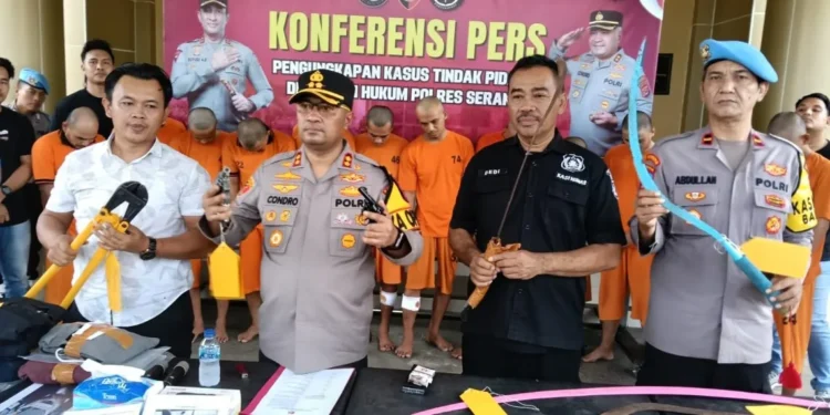 Delapan Anggota Geng Motor Ditangkap Polisi karena Terlibat Pembacokan Satpam
