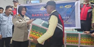 APSI dan ABUJAPI Jatim Gelar Bakti Sosial untuk Satpam Jelang Nataru