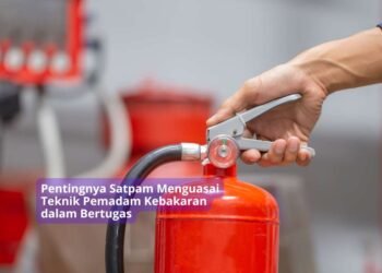 satpam pelatihan damkar