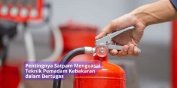 satpam pelatihan damkar