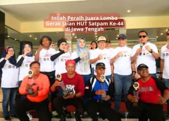 juara lomba gerak jalan satpam