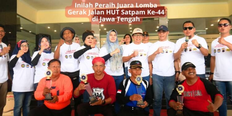 juara lomba gerak jalan satpam