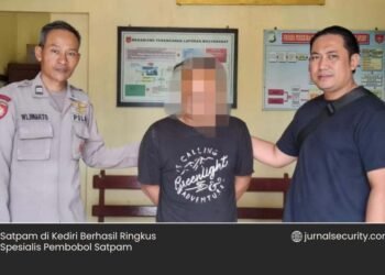 Satpam di Kediri Berhasil Ringkus Spesialis Pembobol Satpam