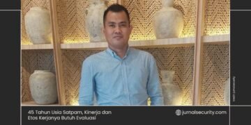 45 tahun usia satpam