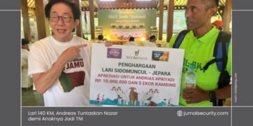 Lari 140 KM, Andreas Tuntaskan Nazar demi Anaknya Jadi TNI