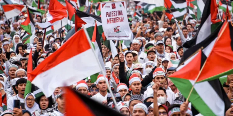 aksi damai palestina