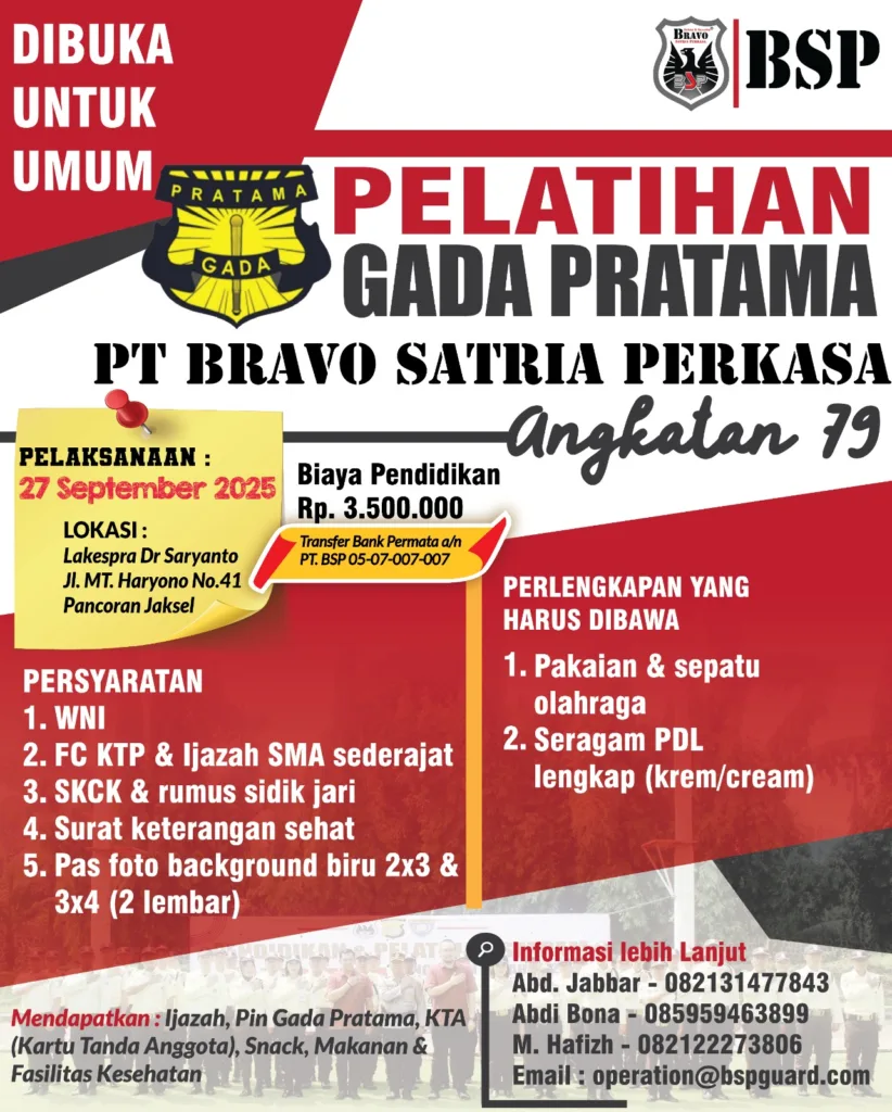 pelatihan satpam bsp
