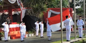 PT Smelting dan PT Freeport Indonesia Gelar Upacara Bendera HUT ke-80 RI Secara Hybrid