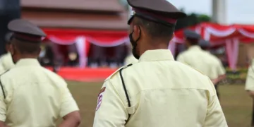 upacara agustus satpam