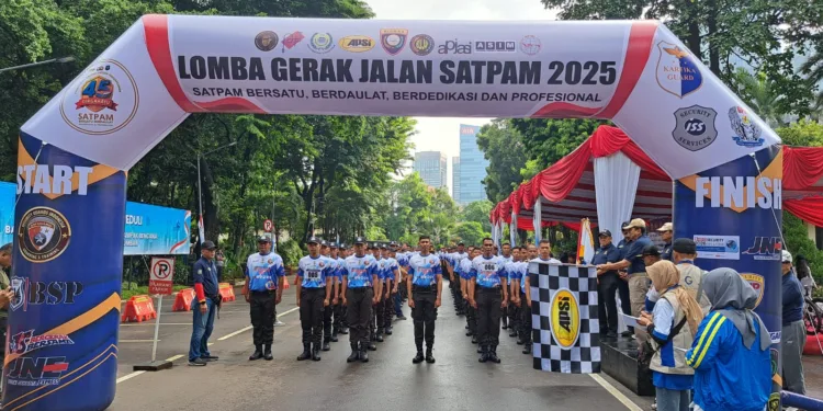 gerak jalan satpam 2025