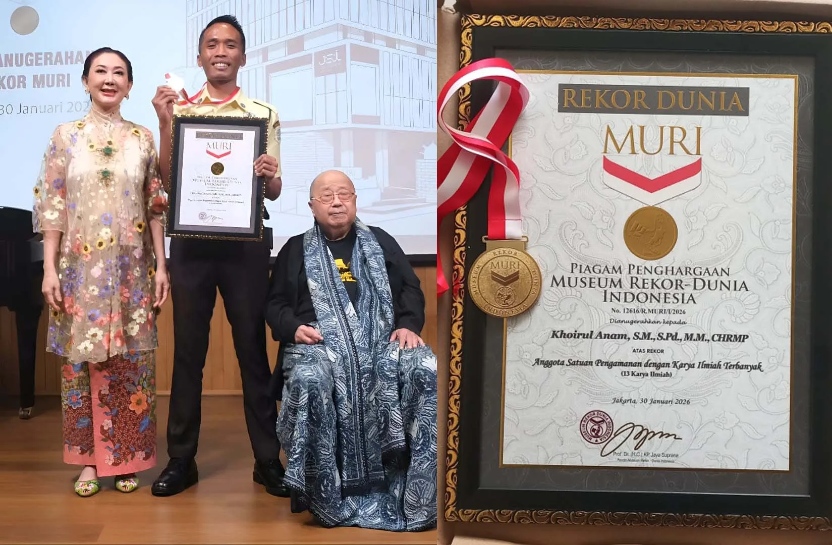 rekor muri satpam khoirul anam