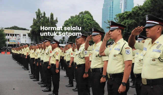 hanya satpam?