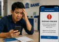 ilustrasi rekening diblokir bank